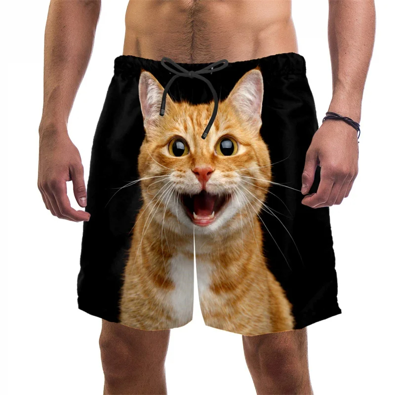 3d Print Funny Cat Beach Short - Trunks Board Surf review and price
