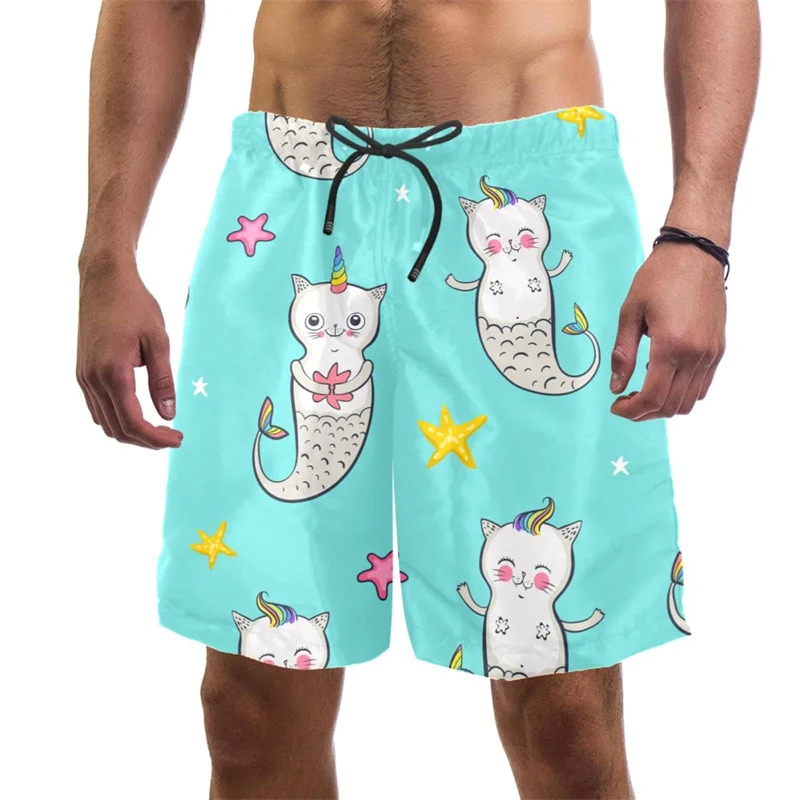 3d Print Funny Cat Beach Short - Trunks Board Surf review and price