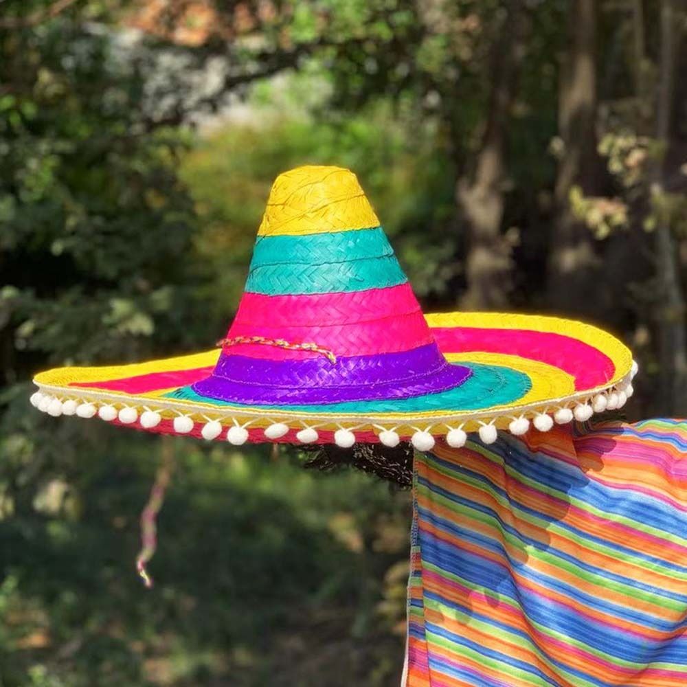 Summer Wide Brim Mexican Party - Bucket Hat Straw review and price