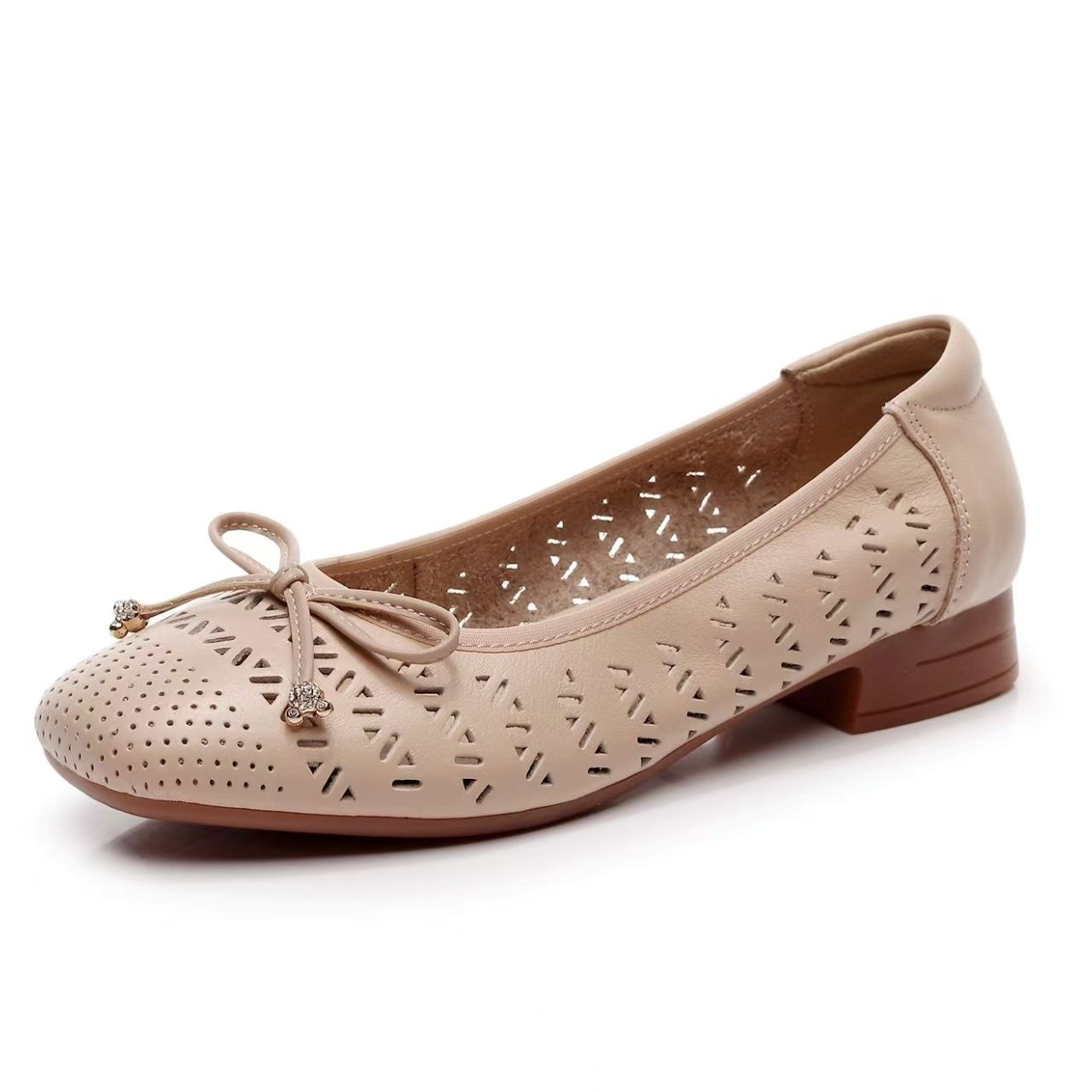 Women's Genuine Leather Hollow - Casual Sandal Leather review and price