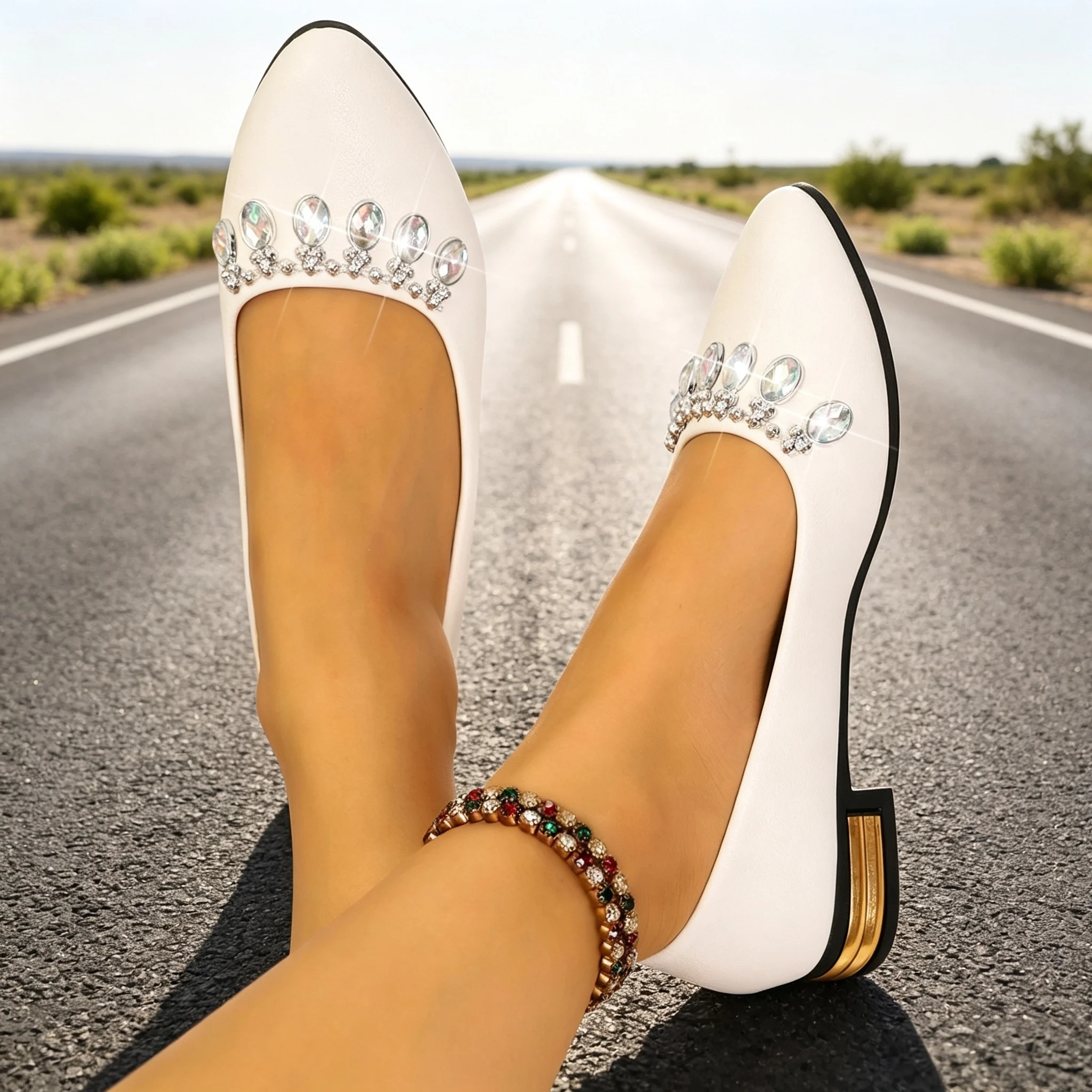 Women Flats Pointed Toe Ballet - Espadrille Slip On review and price