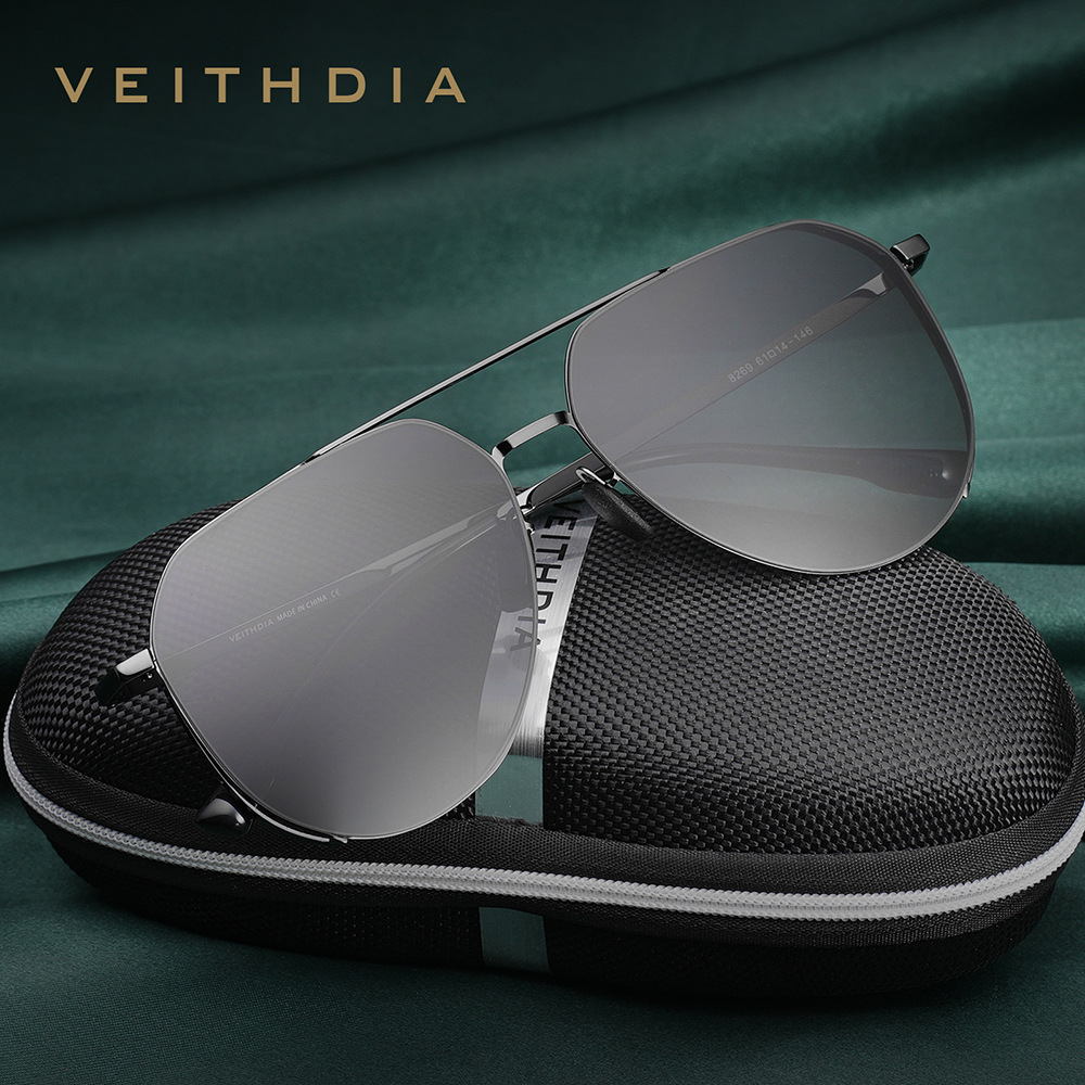 VEITHDIA Classic Brand Men's S - Sunglasses Aviator Polarized review and price
