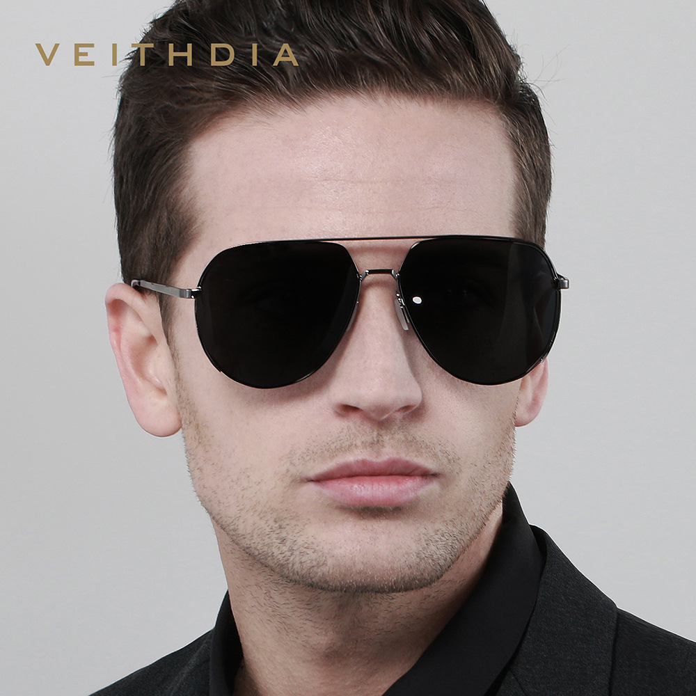 VEITHDIA Classic Brand Men's S - Sunglasses Aviator Polarized review and price