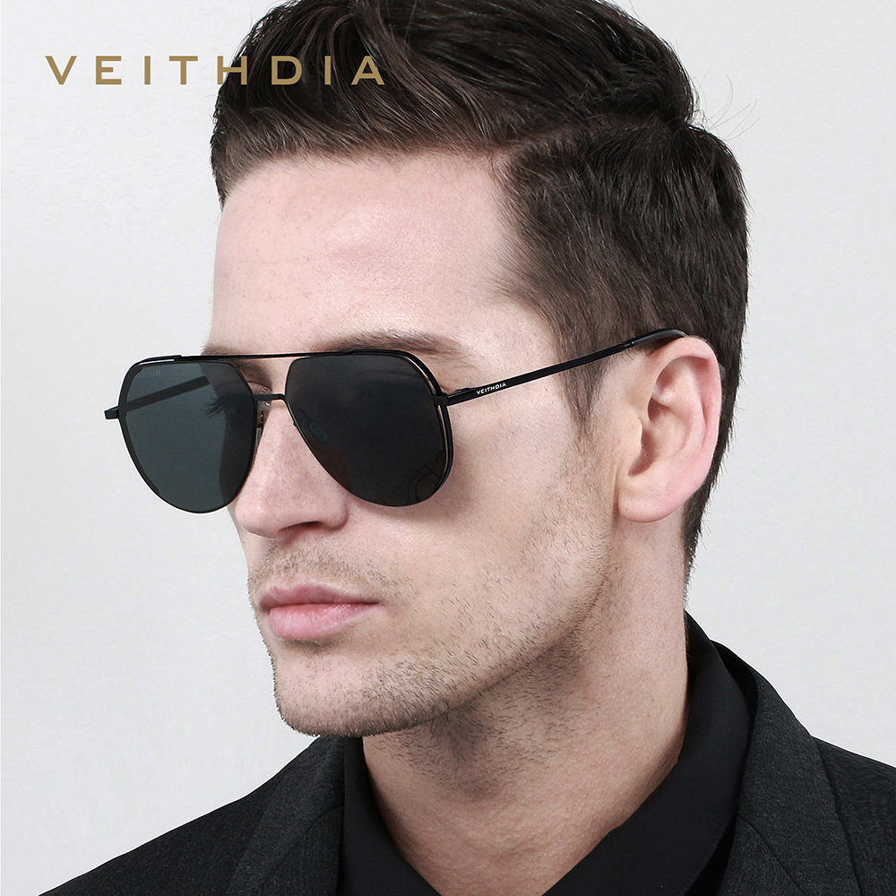 VEITHDIA Classic Brand Men's S - Sunglasses Aviator Polarized review and price